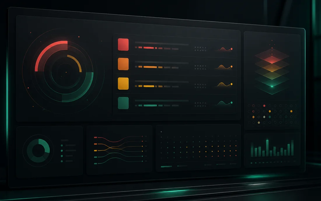 Vista conceptual de priorización de riesgo en C-Vault